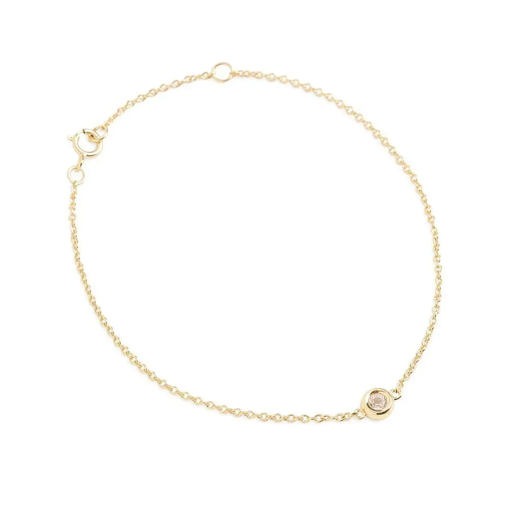Marrin Costello Soleil Gold Topaz Bracelet 14K Gold Plated Sterling Silver NWT
